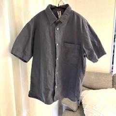 MHL. ブルー 半袖シャツ Mサイズ