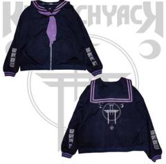 セーラーパーカー 白（「TAKURAMI２」KRYケリークロージング） KRY Clothing 「TAKURAMI」（KRY TAKURAMI2 セーラー パーカー
