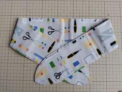 ハンドメイド　手ぬぐいネッククーラー　文房具柄