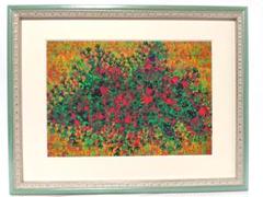 葡萄組合　　高見沢耳のジクレー版画作品　一点物の版画作品です(A4サイズ) 空間と心象風景 高見沢耳のジクレー版画作品 一点物の版画作品