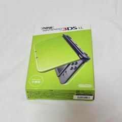 上下IPS液晶 newニンテンドー3ds ll ライム×ブラック 本体 動作品