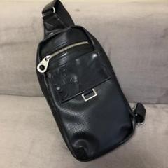 カステルバジャック ボディバッグ レザー モノグラム 立体ロゴ