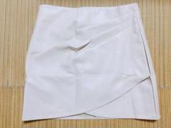 レディース スカートXL クリームベージュ ペチコート付き