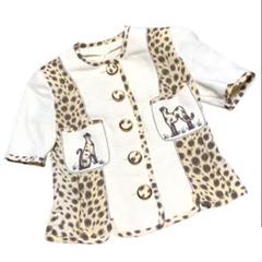 公式サイト ヒョウ柄 平成 昭和 レトロ キャット 猫 半袖 ジャケット トップス
