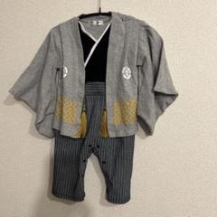 袴ロンパース 袴カバーオール 90 男の子 お正月 お祝い 誕生日 記念日