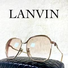 80年代　LANVIN　ランバン　ビンテージメガネ　12KGFフレーム　ゴールド