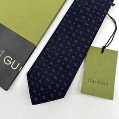 【正規品】 現行 未使用タグ付き✨GUCCI ダブルG ポルカドット ネクタイ 小物