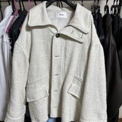 seyto/ハイネックショートジャケット seyto ハイネックツイードショートジャケット メンズ