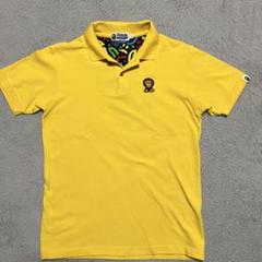 APE BAPE KAWS ポロシャツ　SHARK CAMO tシャツ M