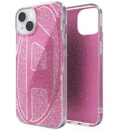DIESEL グリッター ピンク iPhone14ケース