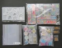＜レジン＞ シリコンモールド／封入／ビーズパーツ／ボールチェーン／透明フィルム