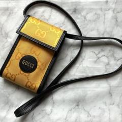 GUCCI ミニバッグ スマートフォンバッグ オフ ザ グリッド イエロー GUCCI グッチ ミニバッグ スマートフォンバッグ オフ ザ
