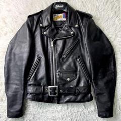 USA製 SCHOTT シングル ライダース レザージャケット ブラック