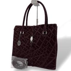 美品 《JRA認定》 エレファントレザー 2wayトートバッグ シルバー金具
