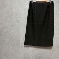 スカート　スーツ　就活　オフィス　タイト　ストライプ　S