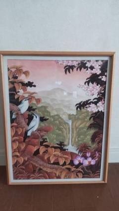 バリの民芸品♡額入り絵画　美品 2025年最新】バリ絵画の人気アイテム - メルカリ