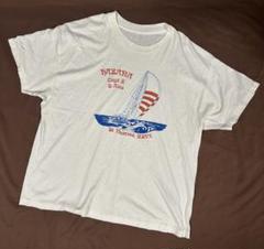 最終値 90s "St.Thomas" シングルステッチ 染み込みプリント T