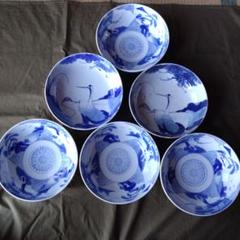 陶器 青と白の風景画　ボウル 骨董品 染付 古美術 レトロ 陶器 青と白の風景画 ボウル 骨董品 染付 古美術 レトロ - メルカリ