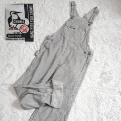 美品】CHUMS チャムス オーバーオール ヒッコリー ワーク