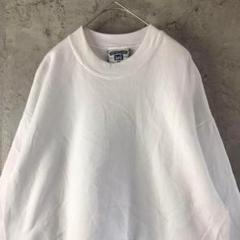 A3348古着　スウェット　ホワイト　無地　90s Y2K