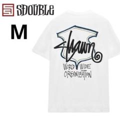 【M】S/Double エスダブル 半袖 Tシャツ 白 【国内未発売】メンズ