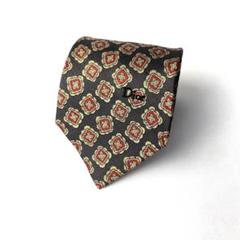 1055 ChristianDior ディオール　フランス製　ネクタイ　茶色