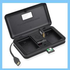 ○EN-EL14 カードリーダー付きバッテリーチャージャー USB充電ケーブル
