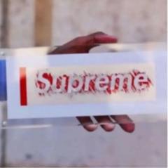 SUPREME スクラッチ BOX LOGOステッカー