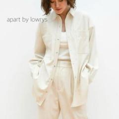 美品 apart by lowrys Pギャバミリタリーシャツ