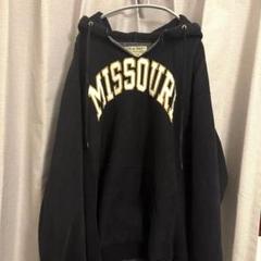 古着SteveandBarry'sMISSOURIパーカー Lサイズ ブラック