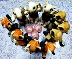 たっちいZoo ふれんずぬいぐるみ 10体セット ワンピの実 3個