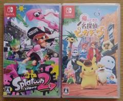 【2本セット品】スプラトゥーン2☆新品☆帰ってきた名探偵ピカチュウ