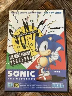 MDソフト　ソニック・ザ・ヘッジホッグ