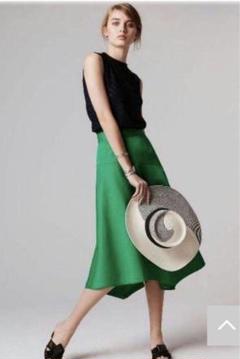 【ANAYI⭐︎新品タグ付き⭐︎ダブルクロスアシメフレアスカート】