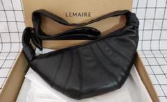 LEMAIRE 黒 レザー ミニショルダーバッグ - メルカリ