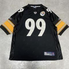 NFL ピッツバーグ・スティーラーズ　ゲームシャツ　Reebok 50 アメフト