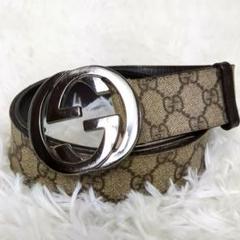 未使用】GUCCI 現行 ソリッド GG柄 マーモント インターロッキング