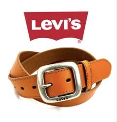 90s  vintage Levi's  バックル 90s Levi'sリーバイス バックル レザー 細ベルト 赤茶