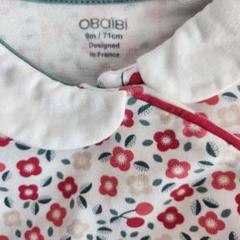 Okaidi　花柄ロンパース 9m