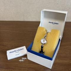 【保証書あり】marie claire アナログ腕時計 シルバー