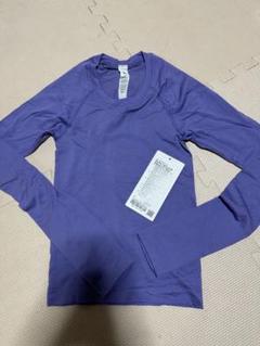 希少✨Lululemon ルルレモン　長袖カットソー　メッシュ　ネイビー 8 メッシュ lululemon(ルルレモン) Tシャツ・カットソー