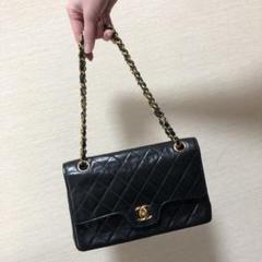 CHANEL シャネル マトラッセ ラムスキン チェーン ショルダー ゴールド