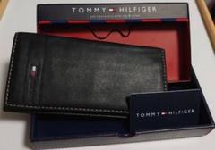 【 TOMMY HILFIGE】 長財布 本革 レザー ブラック