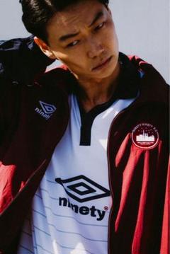 9090×Umbro Stripe Game Shirt ゲームシャツ