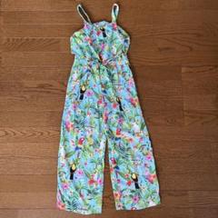 H&M ✖️EMMA JAYNEコラボ トロピカル柄オーバーオール 135cm