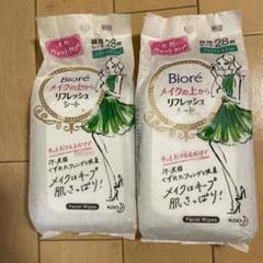 【新品】Biore ビオレ　メイクの上からリフレッシュシート　28枚のサムネイル