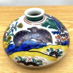 有田焼　角福花鳥絵図中皿五枚組 有田焼 角福花鳥絵図中皿五枚組 有田焼 角福花鳥絵図中