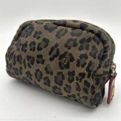 Fendi レオパード柄　ミンクファー ショルダーバッグ❣️ FENDI】 レオパード柄 ショルダーバッグ ヒョウ柄 ロゴ