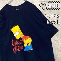 【レアL☆EURO輸入90s】ザ・シンプソンズ Tシャツ ネイビー