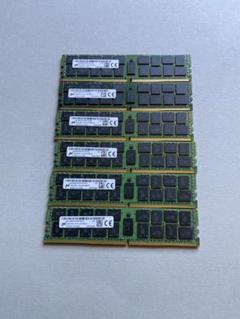 メモリー マイクロン 16GB 2R×4 PC4-2133P 6枚 ジャンク